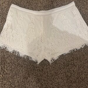 Mossimo Supply Co. White Lace shorts